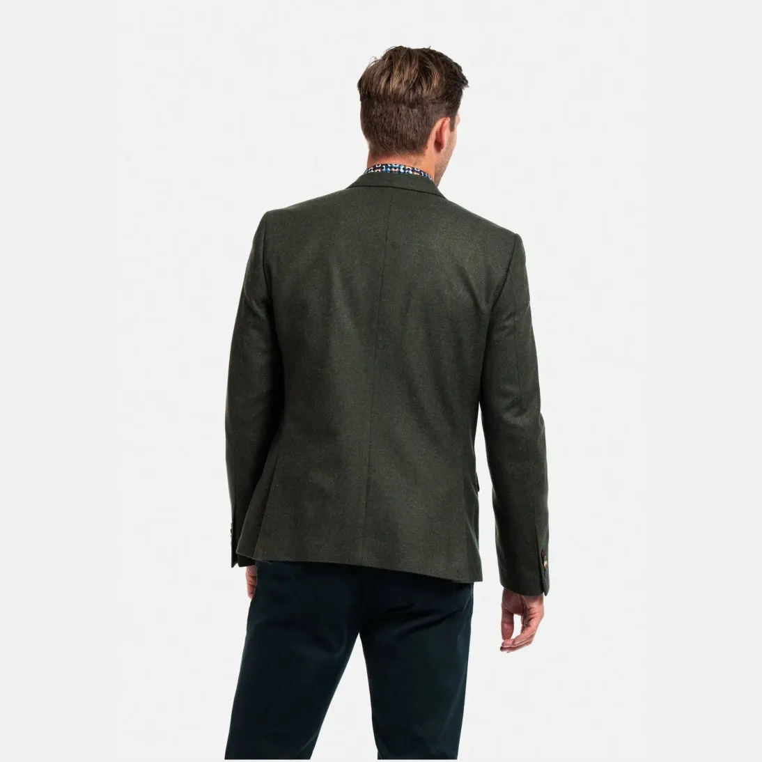 Giordano Wool Twill Sports Jacket Blazer Green 422610