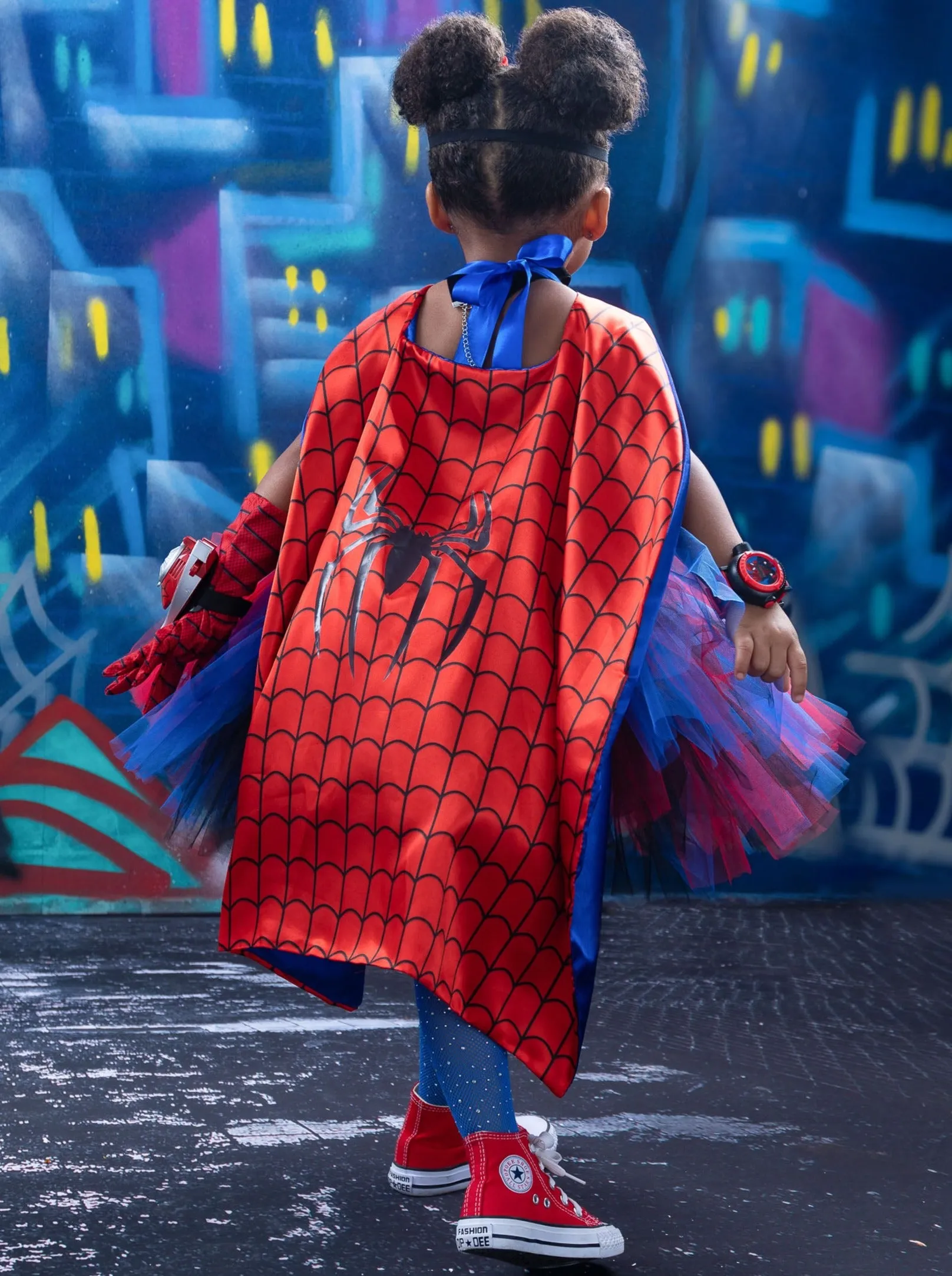 Girls Amazing Spider-Girl Inspired Tutu Costume Dress