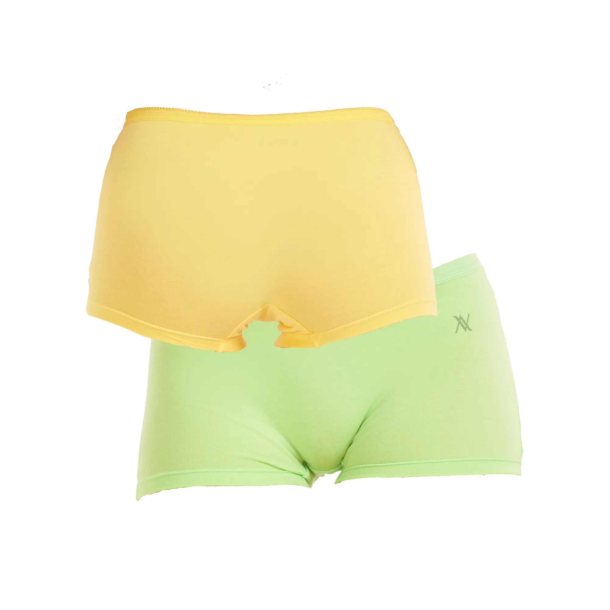 Girls Cotton Plain Hot-short Underwear - Pack of 2