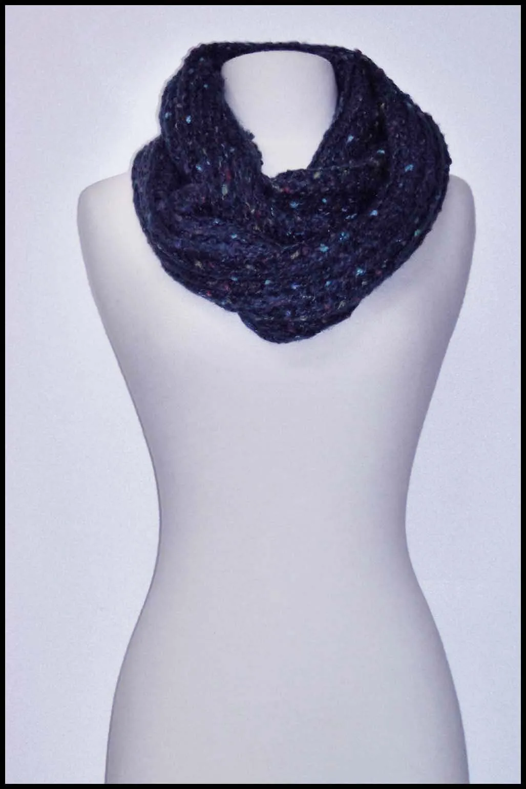 Heavy-weight Flecked Infinity Scarf