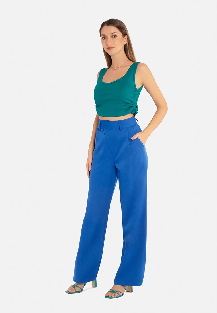 High Waist Flared Pants