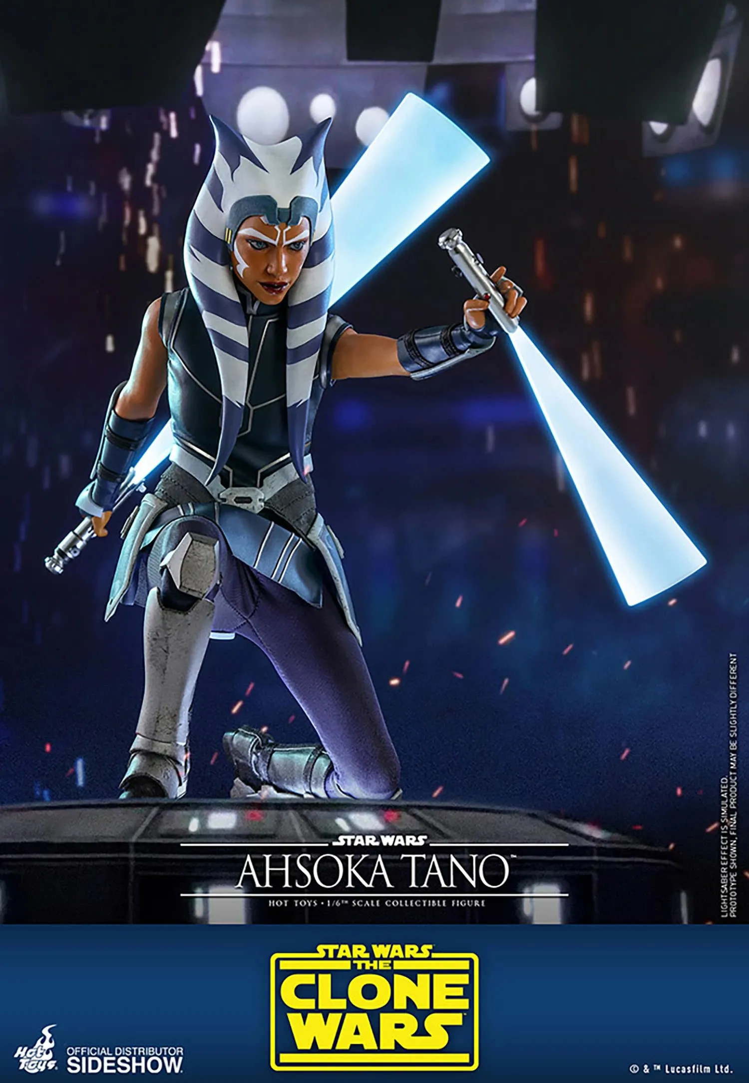 HOT TOYS STAR WARS THE CLONE WARS AHSOKA TANO 1/6 TMS021