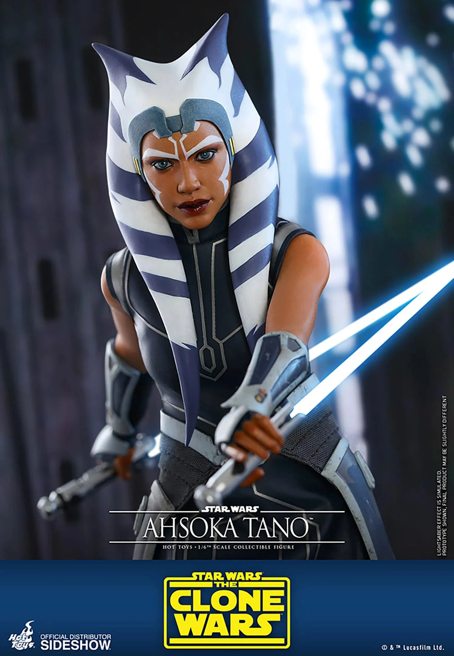 HOT TOYS STAR WARS THE CLONE WARS AHSOKA TANO 1/6 TMS021