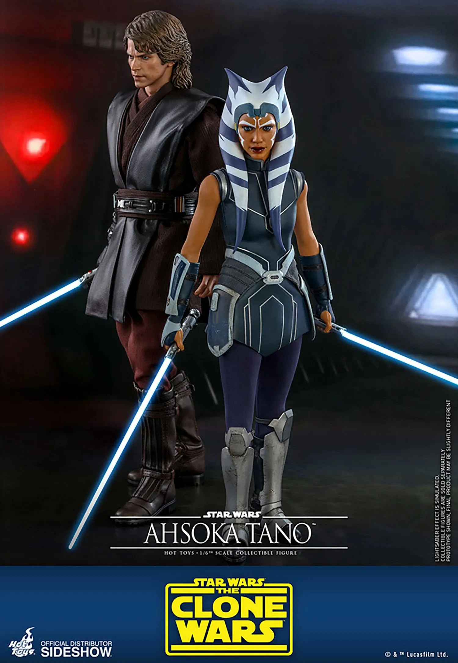 HOT TOYS STAR WARS THE CLONE WARS AHSOKA TANO 1/6 TMS021