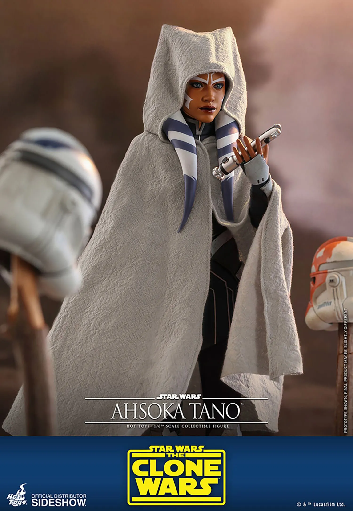 HOT TOYS STAR WARS THE CLONE WARS AHSOKA TANO 1/6 TMS021