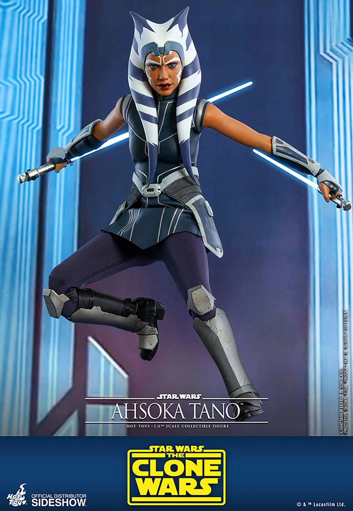 HOT TOYS STAR WARS THE CLONE WARS AHSOKA TANO 1/6 TMS021