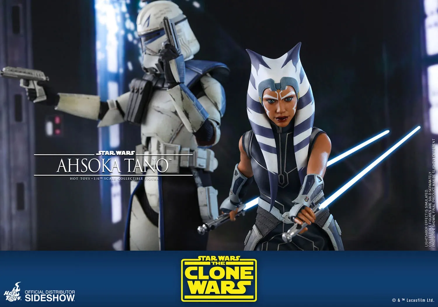 HOT TOYS STAR WARS THE CLONE WARS AHSOKA TANO 1/6 TMS021