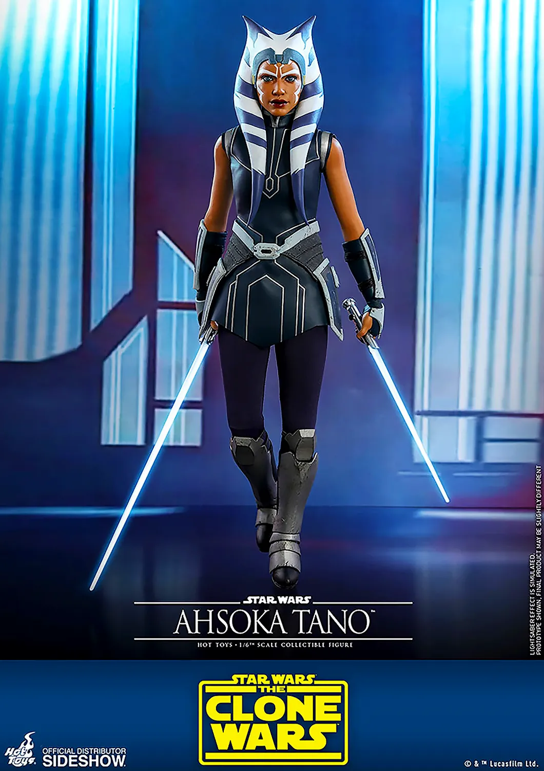 HOT TOYS STAR WARS THE CLONE WARS AHSOKA TANO 1/6 TMS021