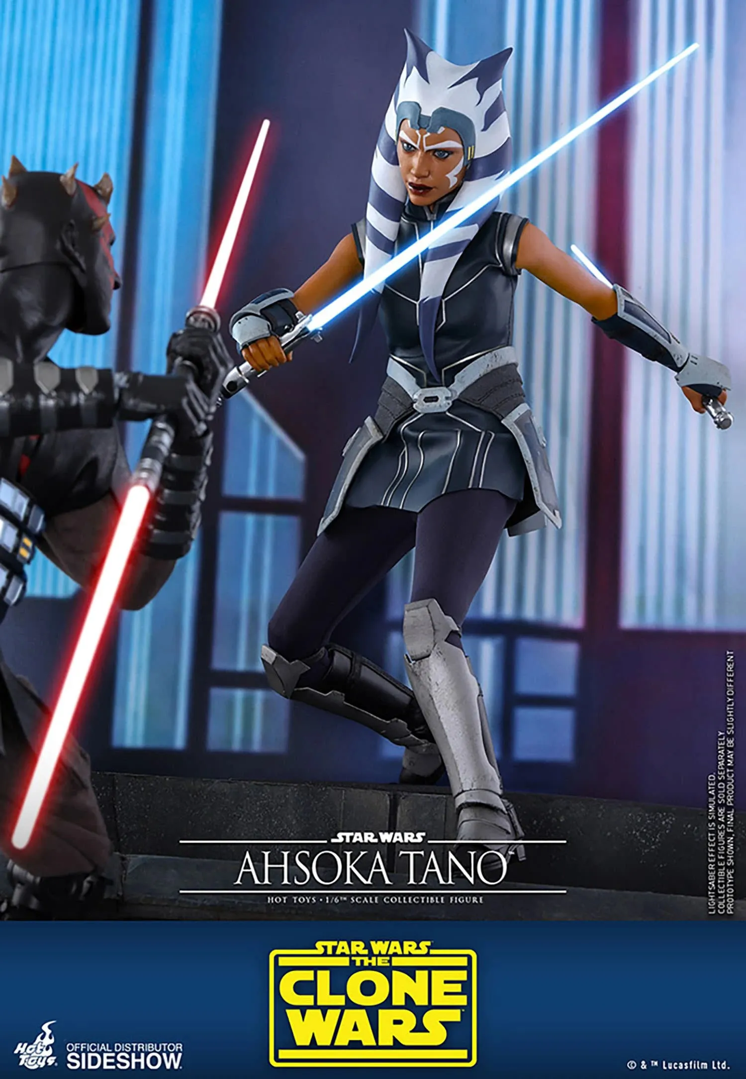 HOT TOYS STAR WARS THE CLONE WARS AHSOKA TANO 1/6 TMS021