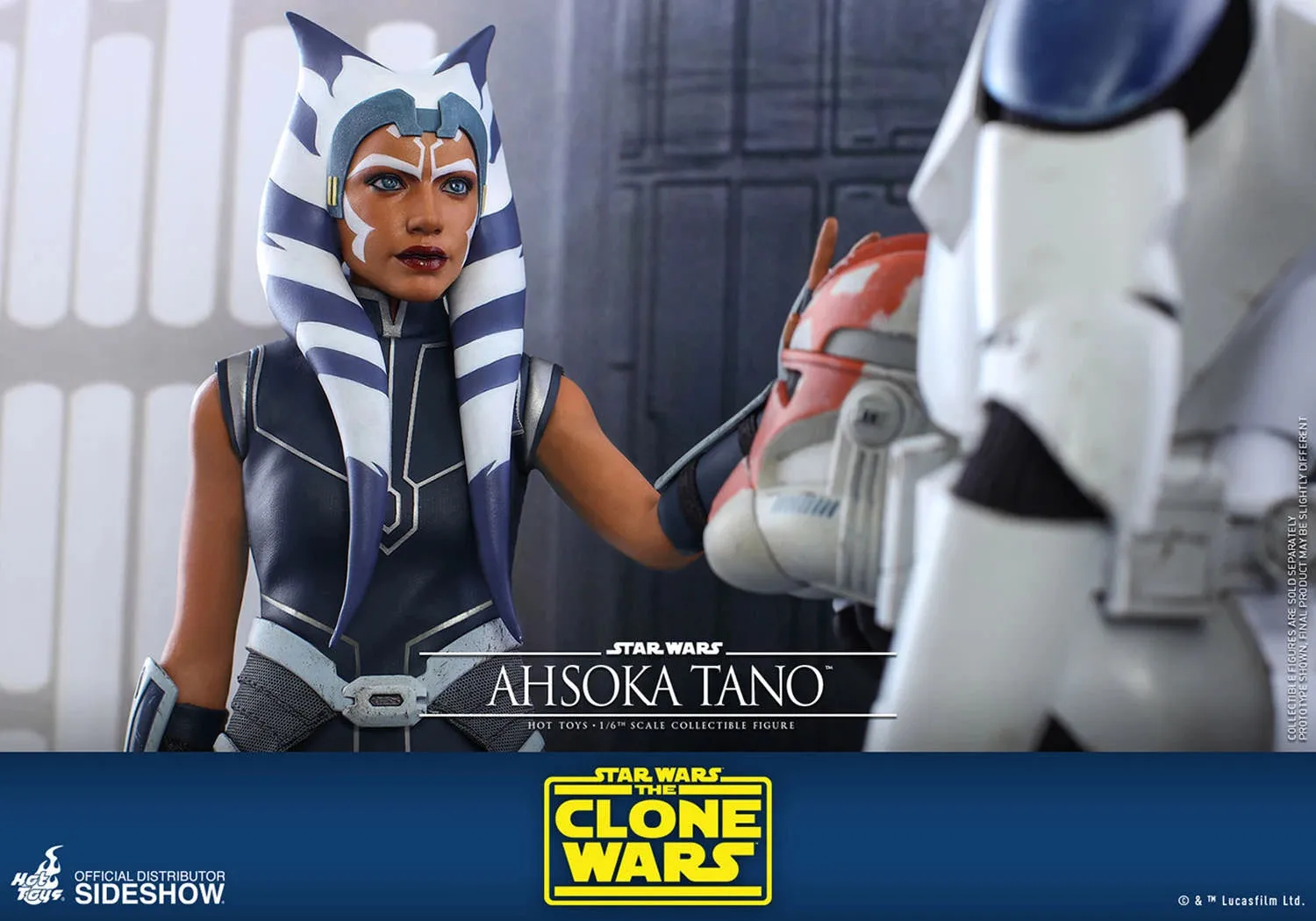 HOT TOYS STAR WARS THE CLONE WARS AHSOKA TANO 1/6 TMS021