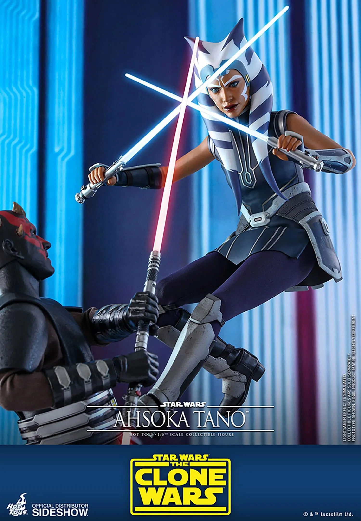 HOT TOYS STAR WARS THE CLONE WARS AHSOKA TANO 1/6 TMS021