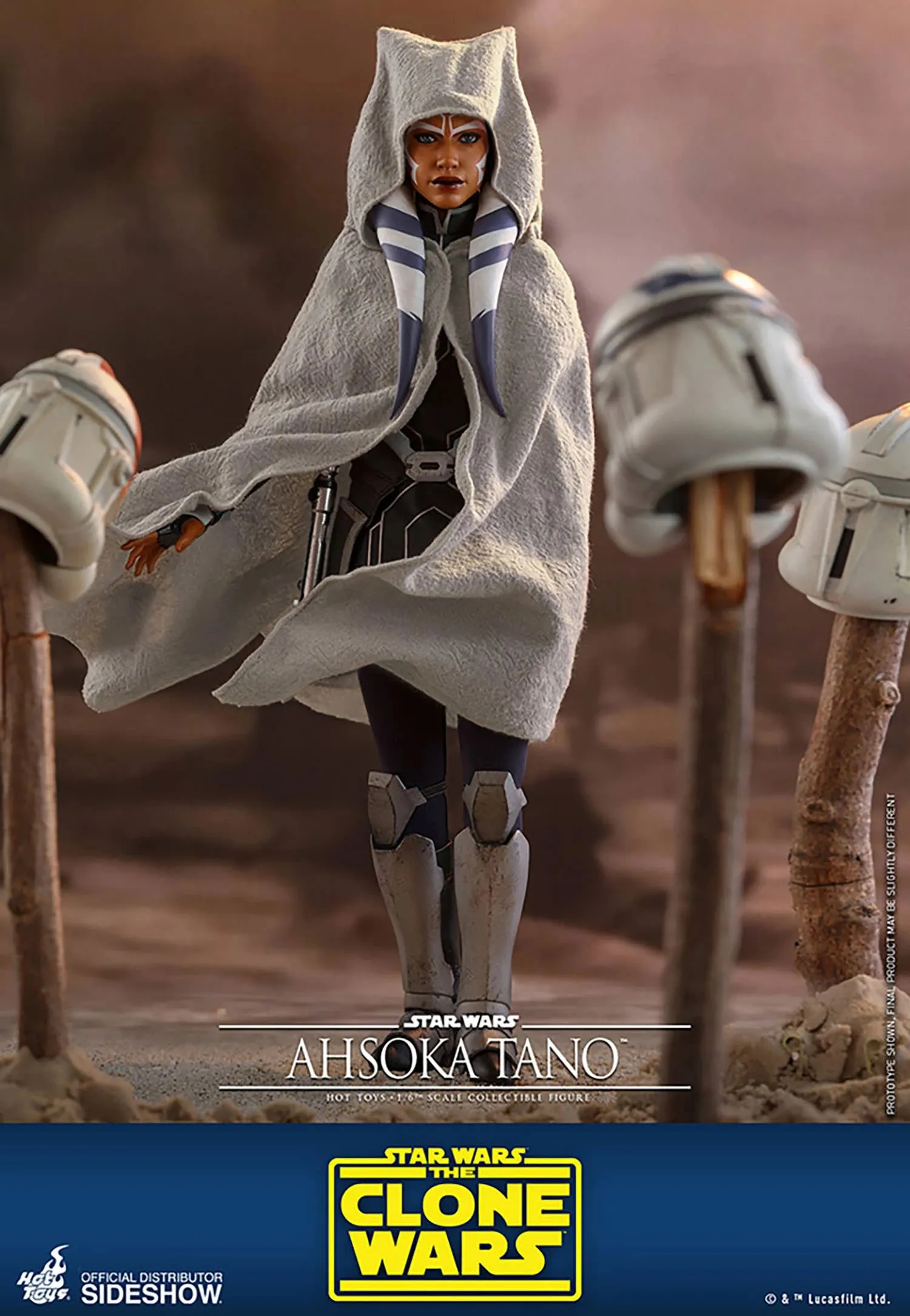 HOT TOYS STAR WARS THE CLONE WARS AHSOKA TANO 1/6 TMS021