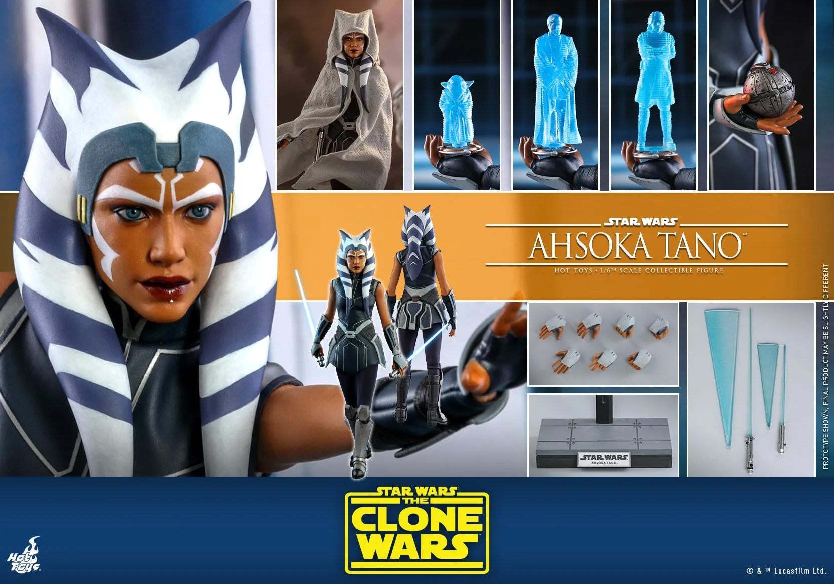 Hot Toys -  TMS021 - Star Wars: The Clone Wars™ - 1/6th scale Ahsoka Tano™ Collectible Figure