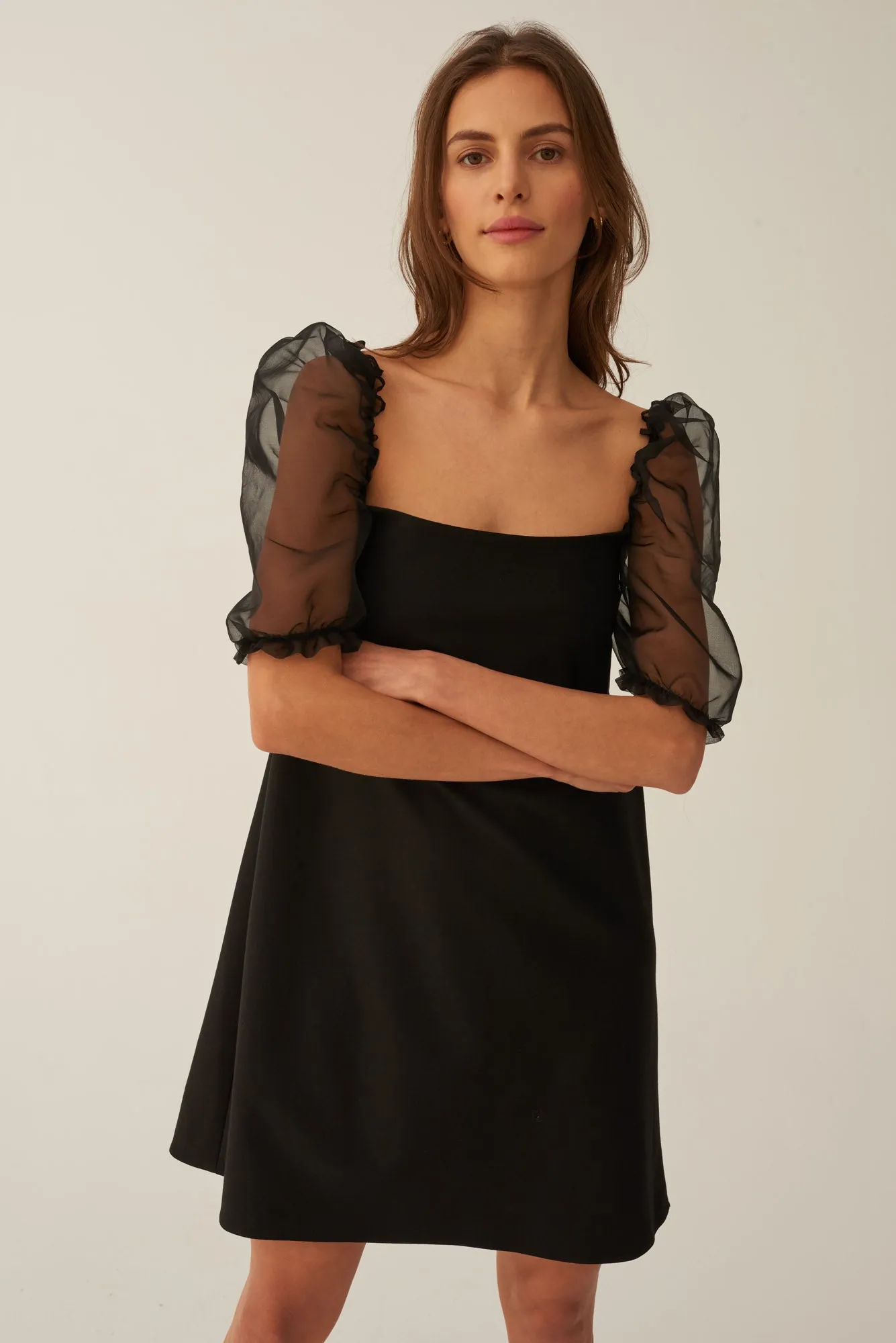 In Full Bloom Dress Black