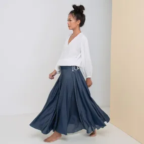 INFINITY SKIRT - Tencel Denim | Blue