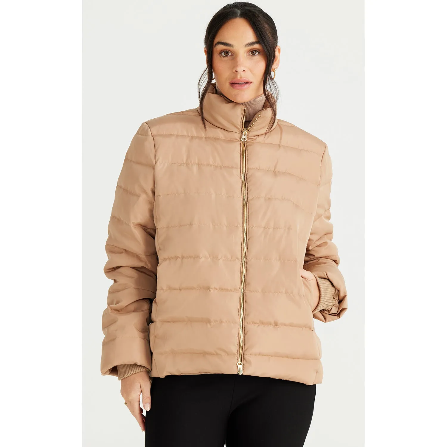 Jacket Sillian Puffer - Cashew