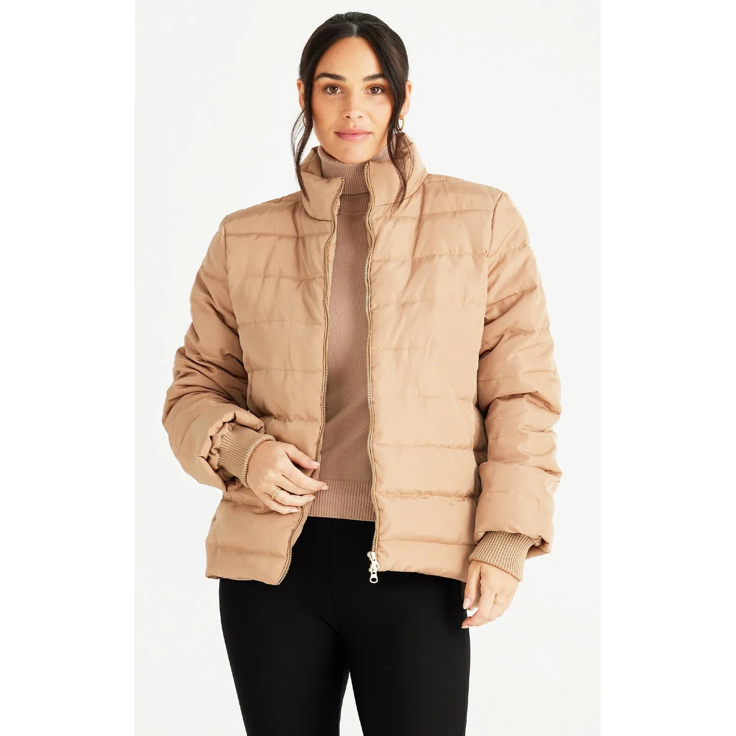 Jacket Sillian Puffer - Cashew