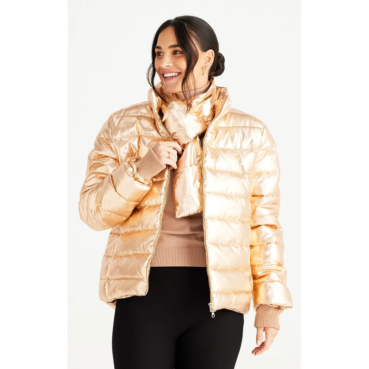 Jacket Sillian Puffer - Gold