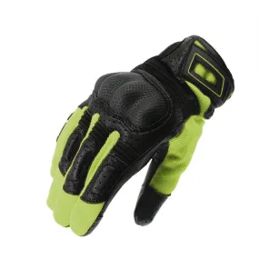 Joe Rocket Ladies Turbulent Textile Gloves Black/Hi-Viz