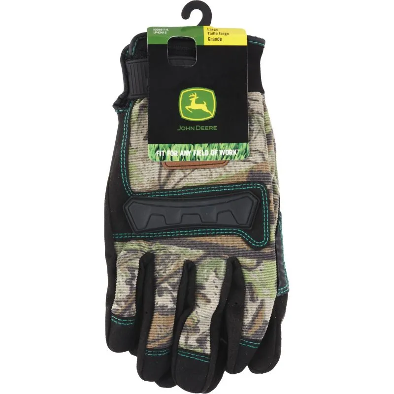 John Deere Synthetic Leather Work Gloves