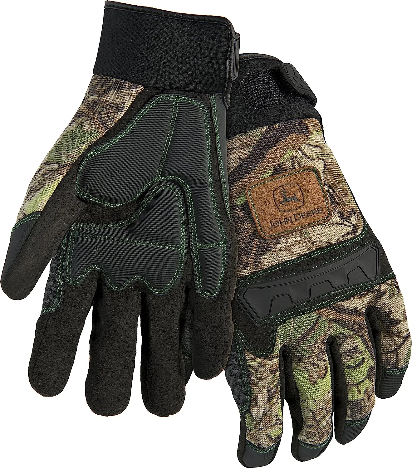 John Deere Synthetic Leather Work Gloves