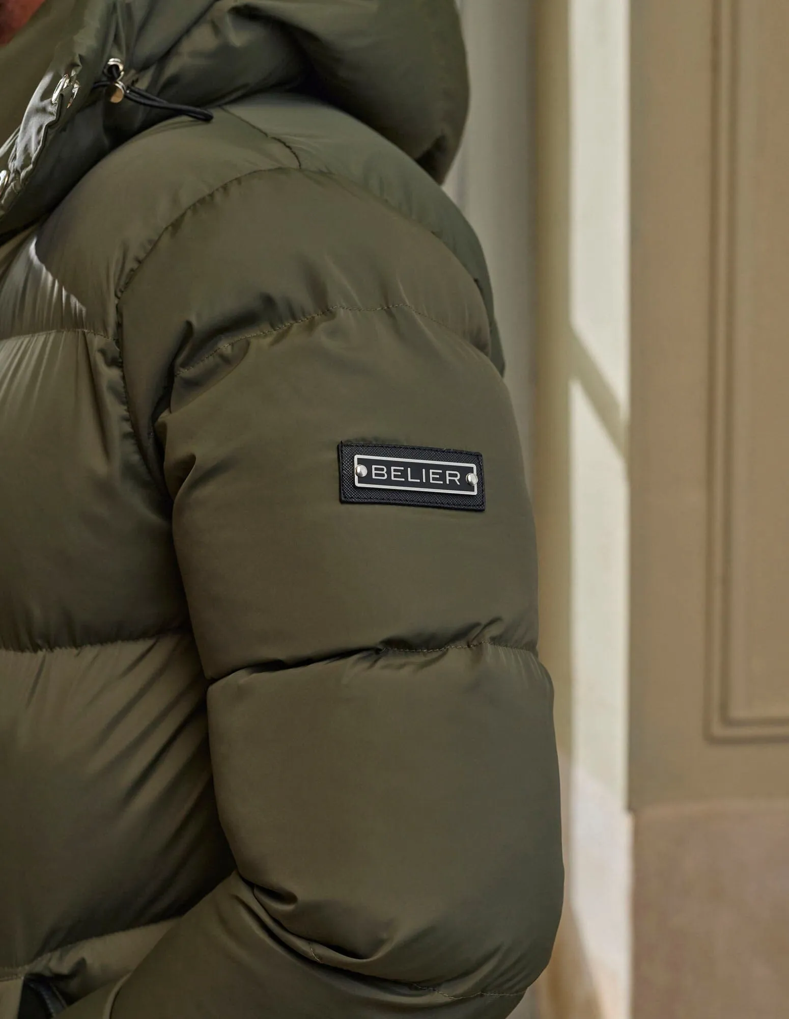 Khaki Puffer Jacket