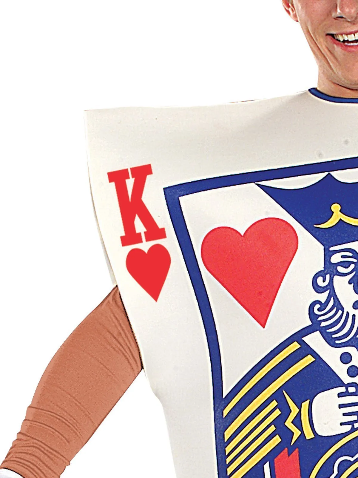 King Of Hearts Playing Card Costume for Adults