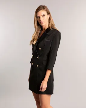 Knightsbridge Mini Black Blazer Dress