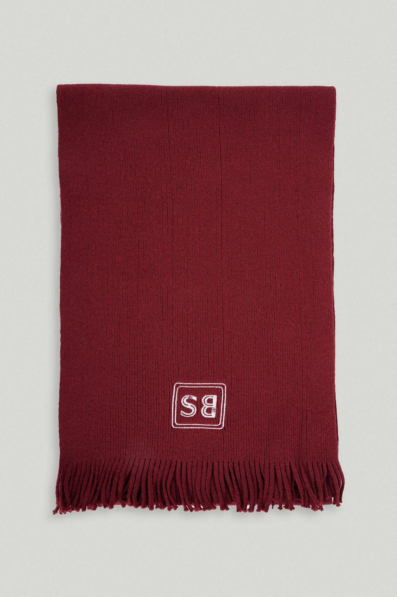 Knitted scarf with logo from GEN Z capsule collection