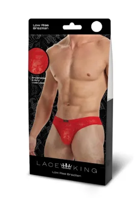 Lace King Lace Bikini M/l Red