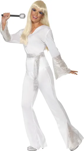 Ladies 70s Disco Dancing Queen Singer Costume