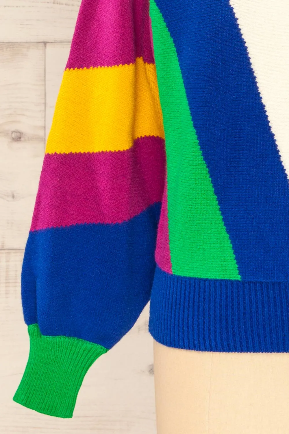 Larot | Colourful V-Neck Sweater