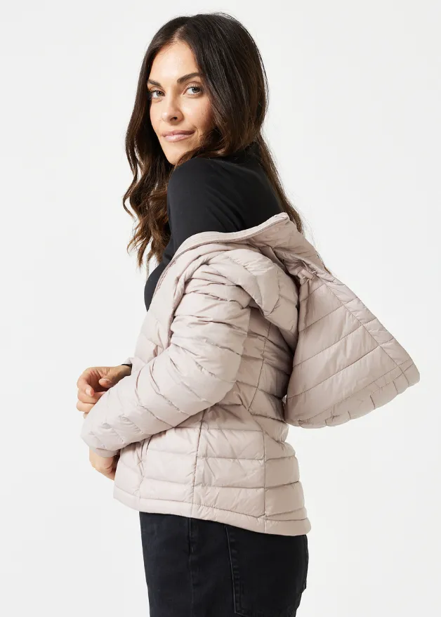 Latte Duck Down Jacket