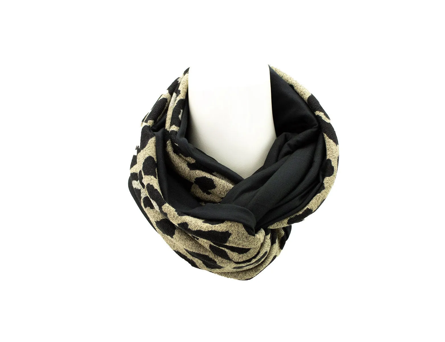 Leopard Print Infinity Scarf