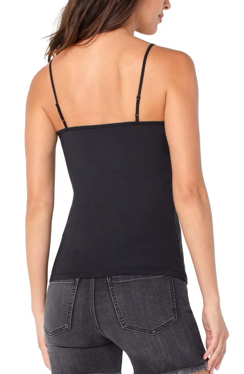 Liverpool Knit Basic Camisole Top | Black, Nude