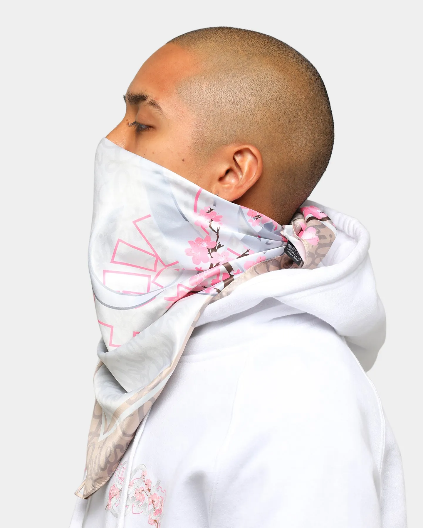 Loiter NYC Blossom Scarf Stone/Pink