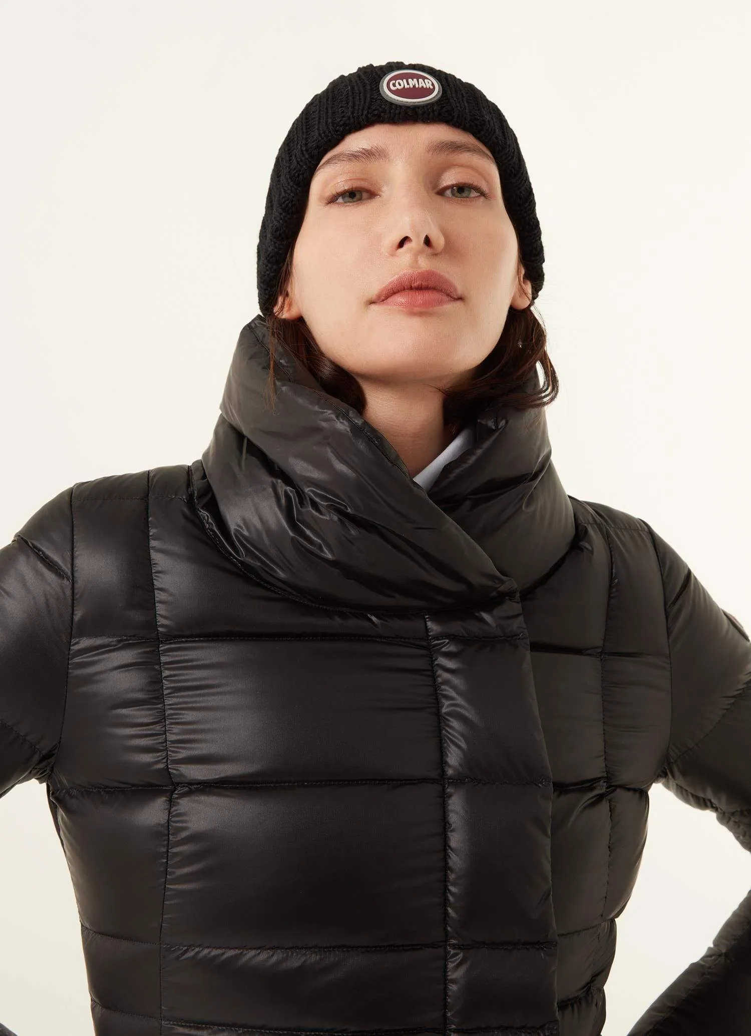 Long Puffer Down Jacket Black