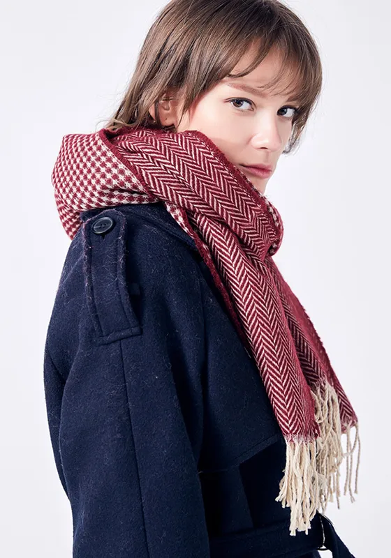 Long Tassel Foulard Scarf