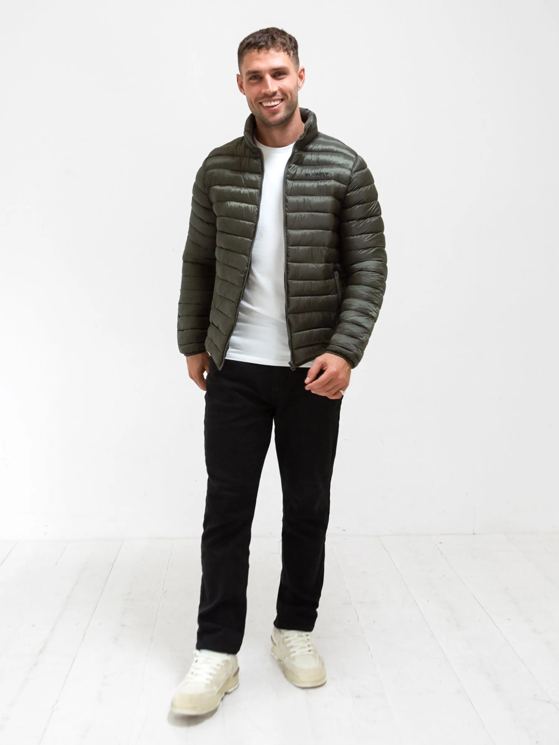 Lucas Lightweight Puffer Jacket - Dark Green