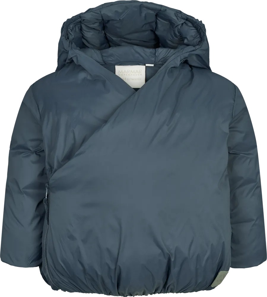 MARMAR BLUE WRAP PUFFER JACKET