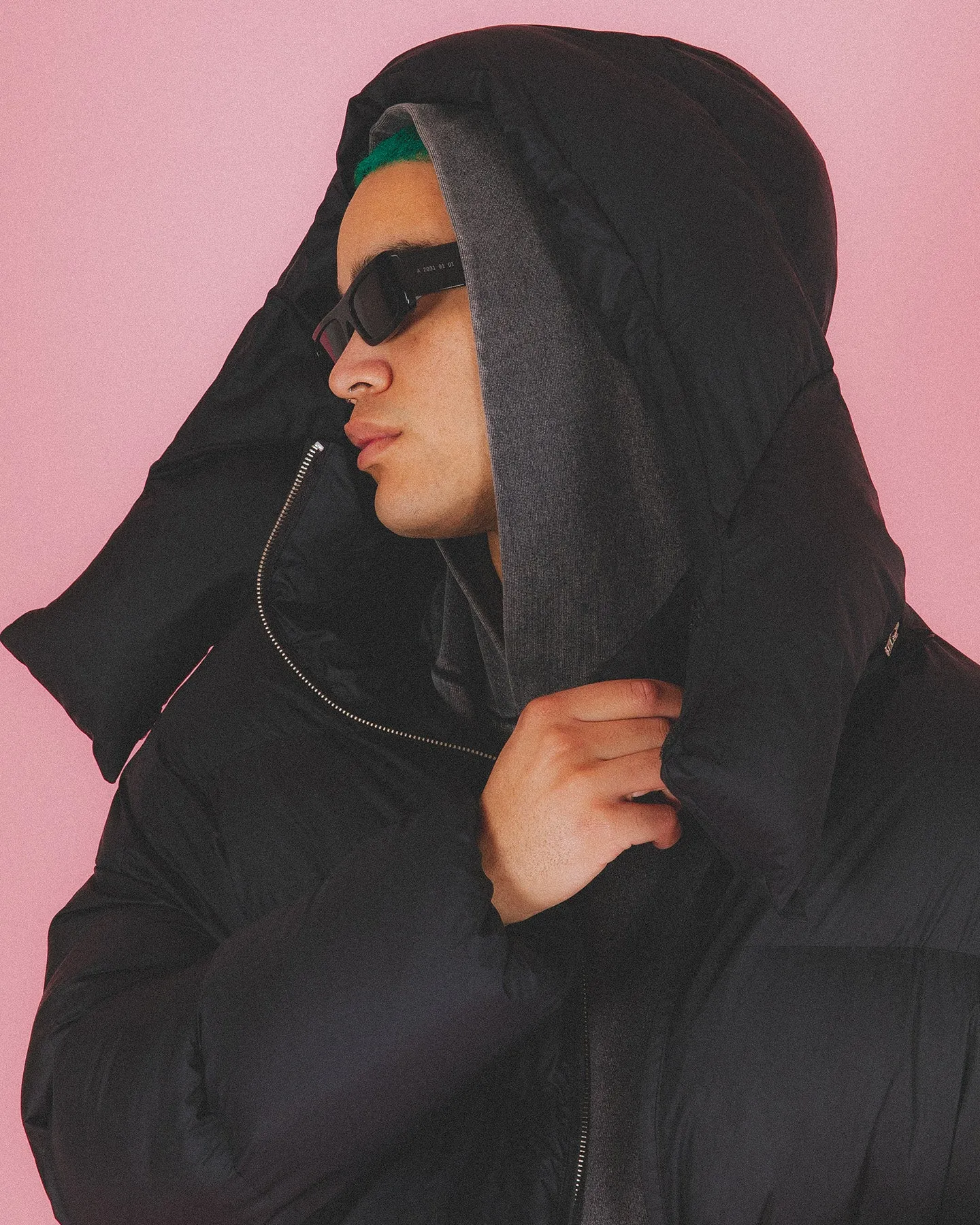 MNML Moon Puffer Jacket Black