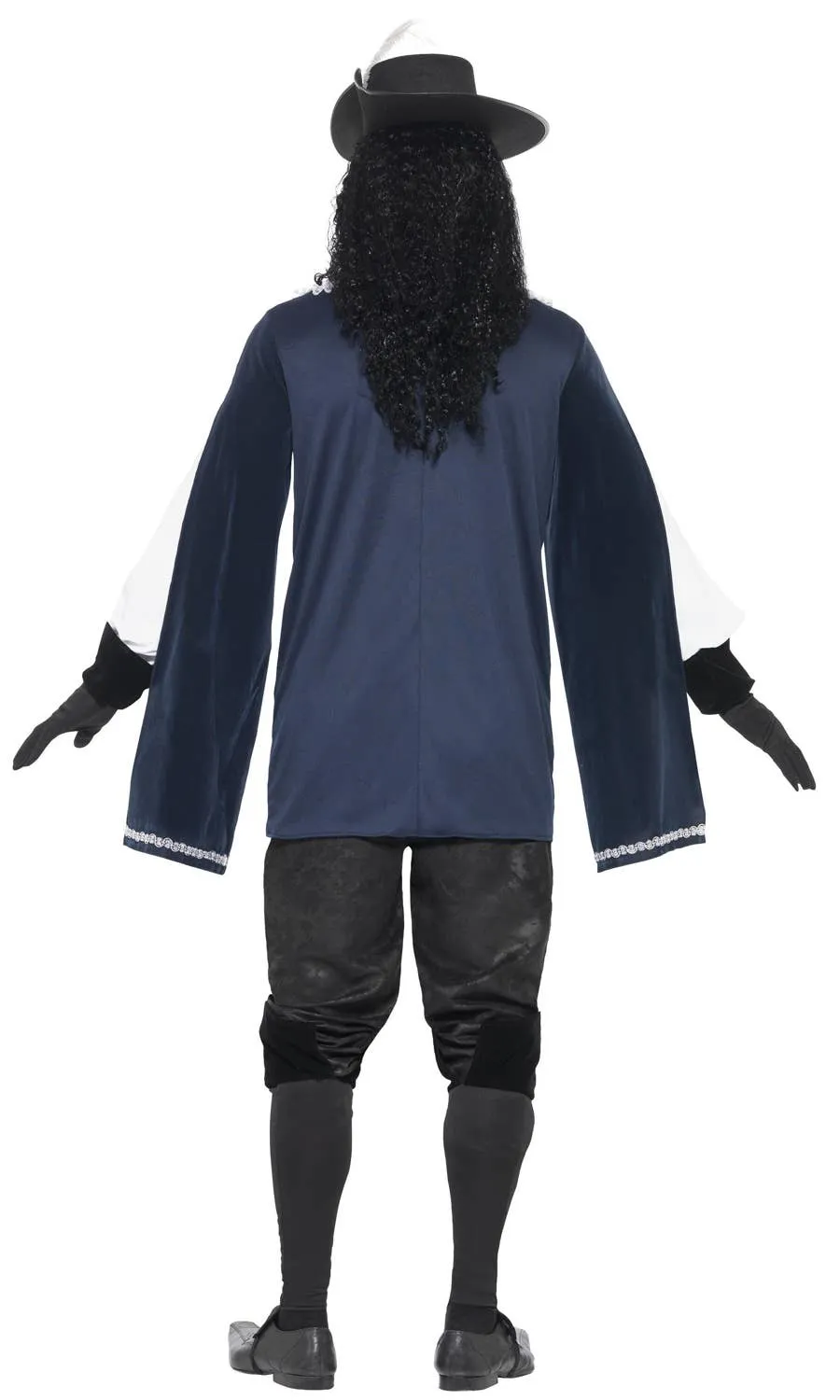 Musketeer Mens French Fancy Dress Costume