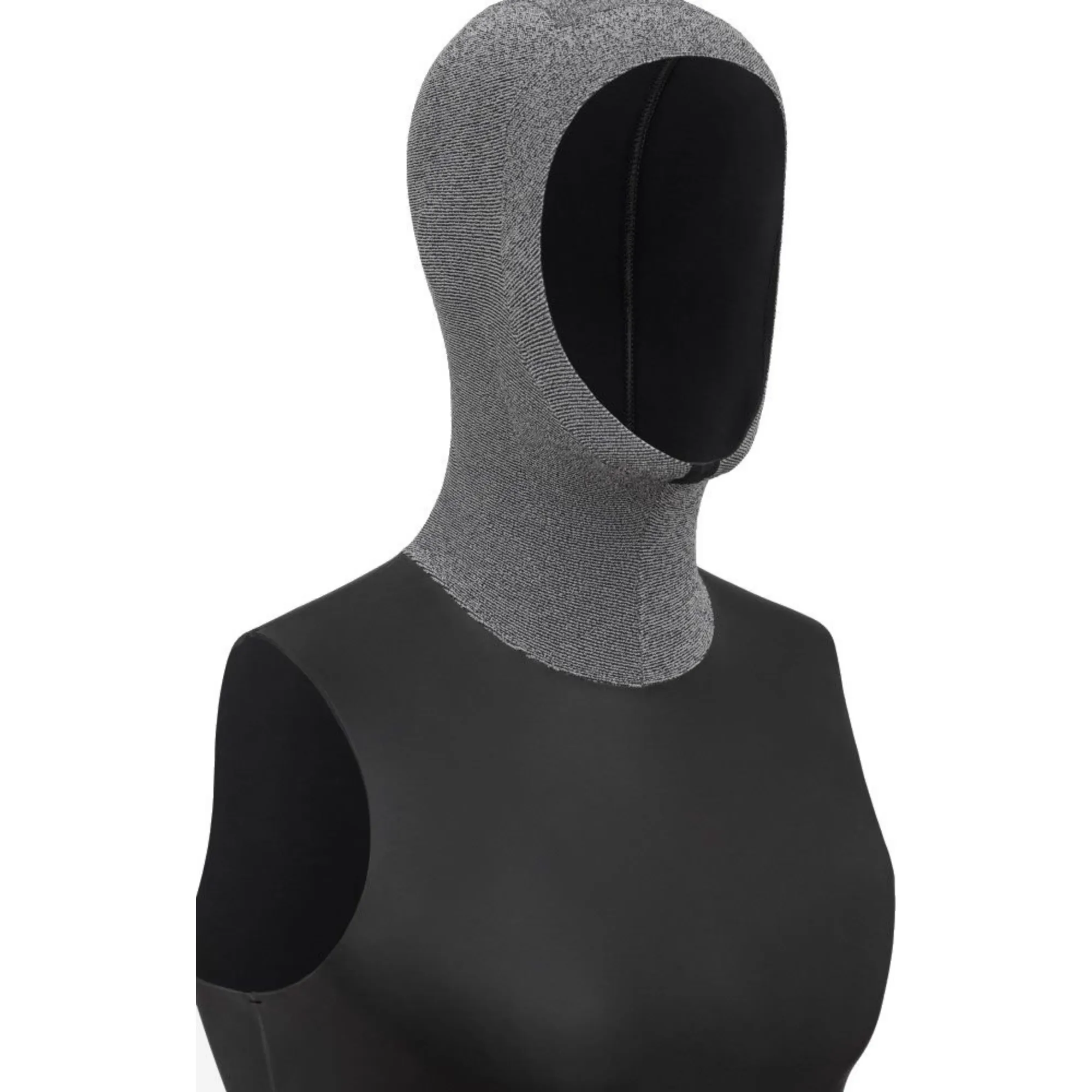 Orca Heatseeker Neoprene Vest with Hood Unisex - Black