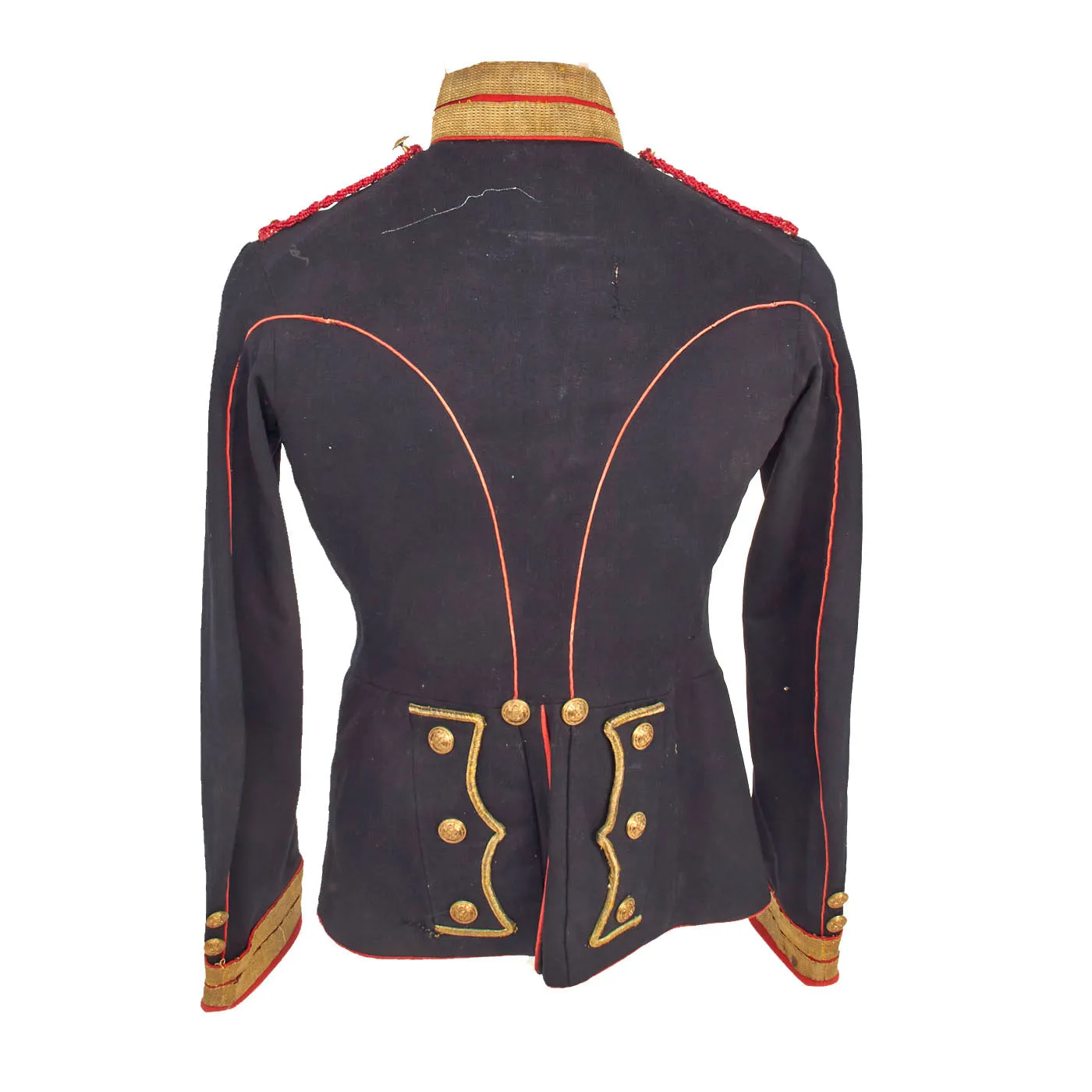 Original British Pre - WWI 12th Prince of Wales's Royal Lancers Officers’ Uniform Coat