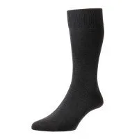 PANTHERELLA 5373 SACKVILLE FLAT KNIT - COTTON LISLE MEN'S SOCK