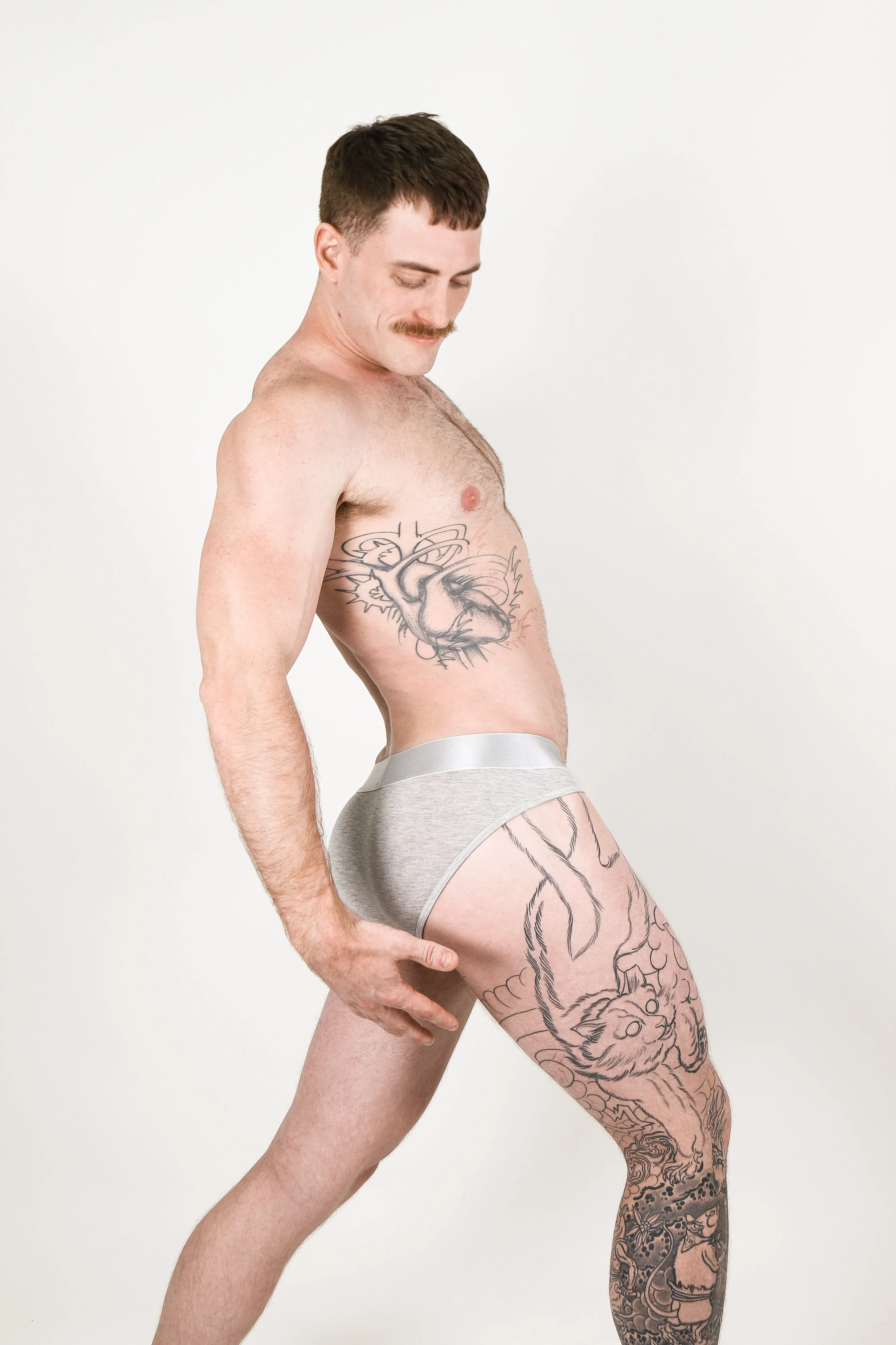 POCKET Briefs - Heather Gray