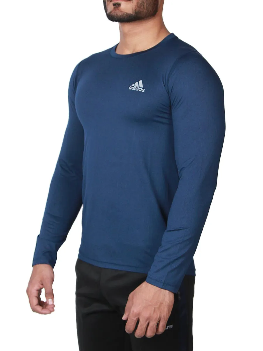 Pro Tech - Full Sleeves T-Shirt - 3002 - Navy Blue