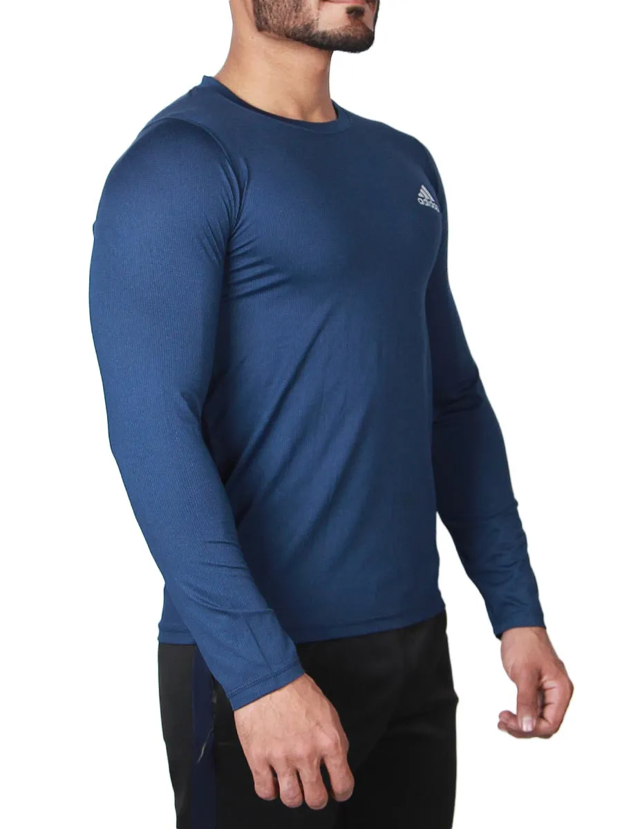 Pro Tech - Full Sleeves T-Shirt - 3002 - Navy Blue