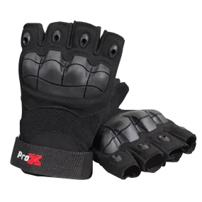 ProX X-Gripz™ Hard Rubber Knuckle  Fingerless Gloves - Tactical Design - Truss & Stage Performance