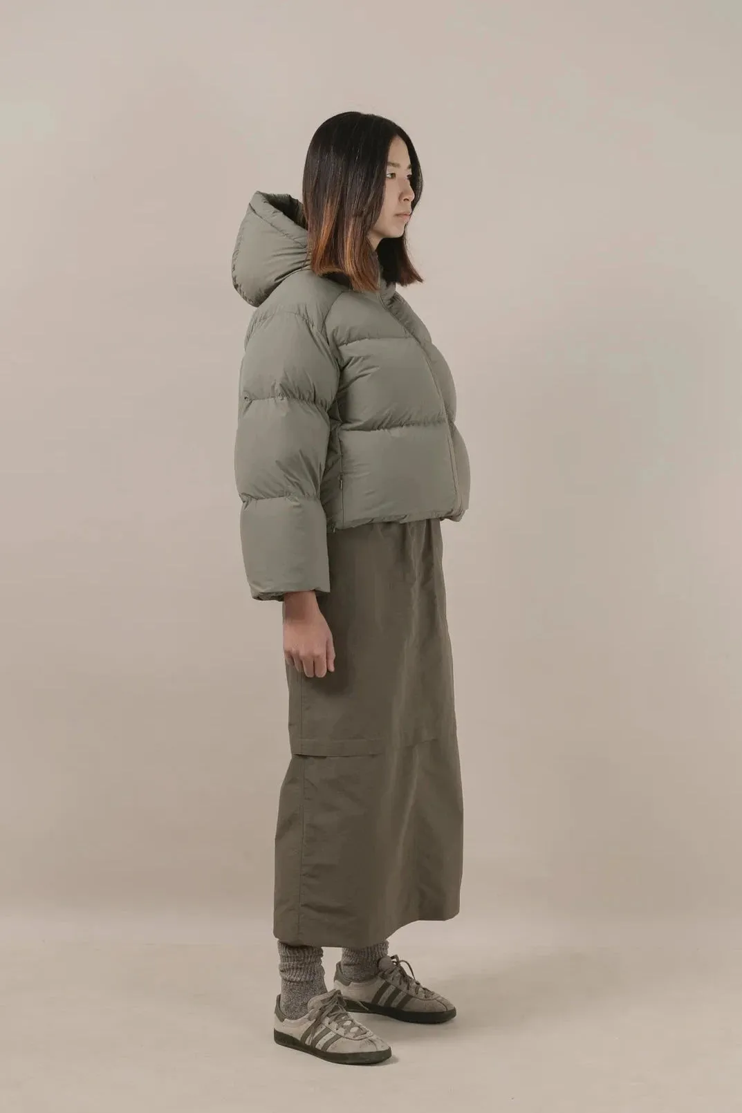 Puffer Jacket, Light Olive